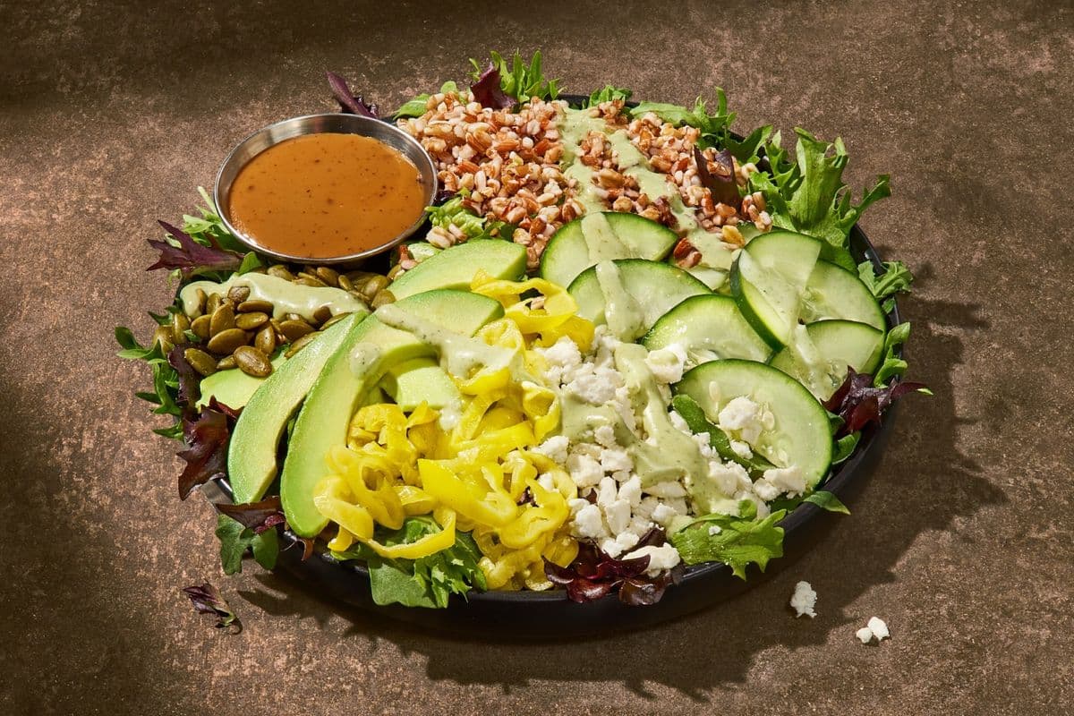 Balsamic Greens with Grains Salad