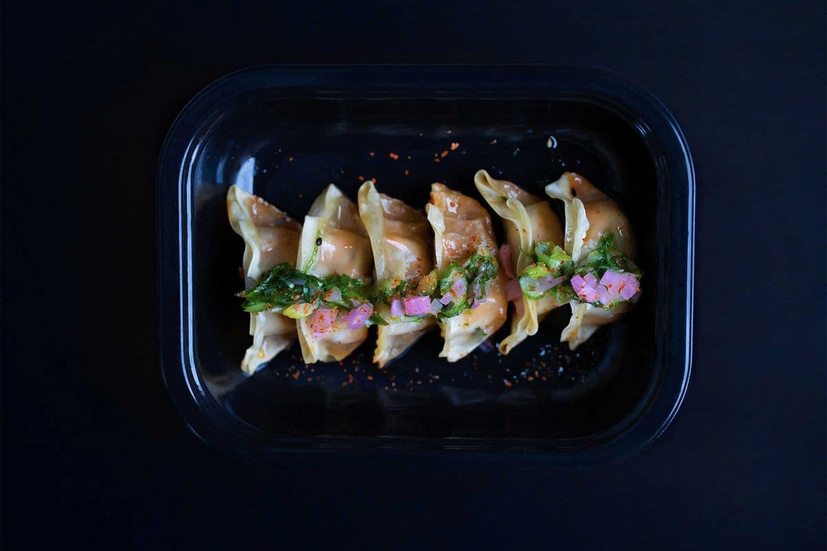 Dumplings de kimchi