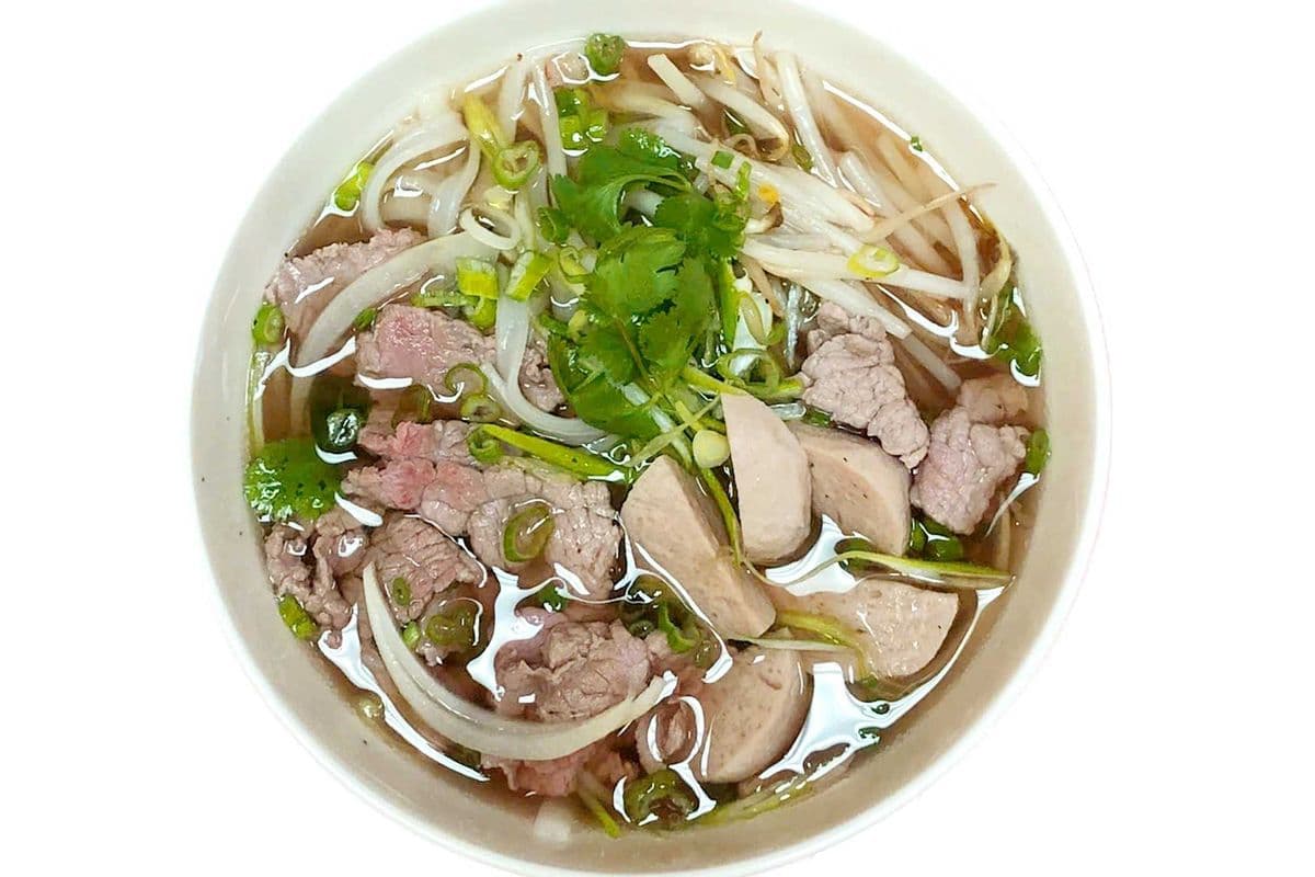 Beef Pho with Brisket and Beef Balls