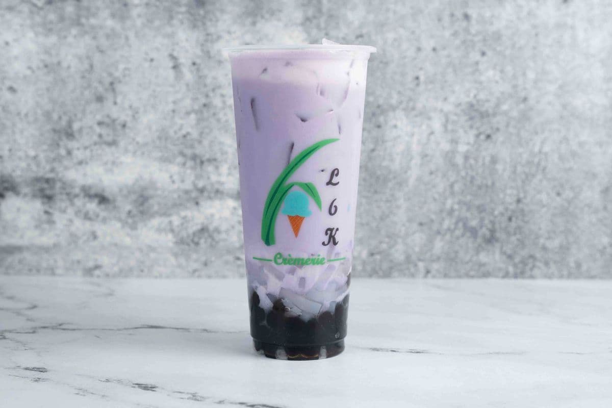 Thé aux Perles au Taro / Taro Bubble Tea
