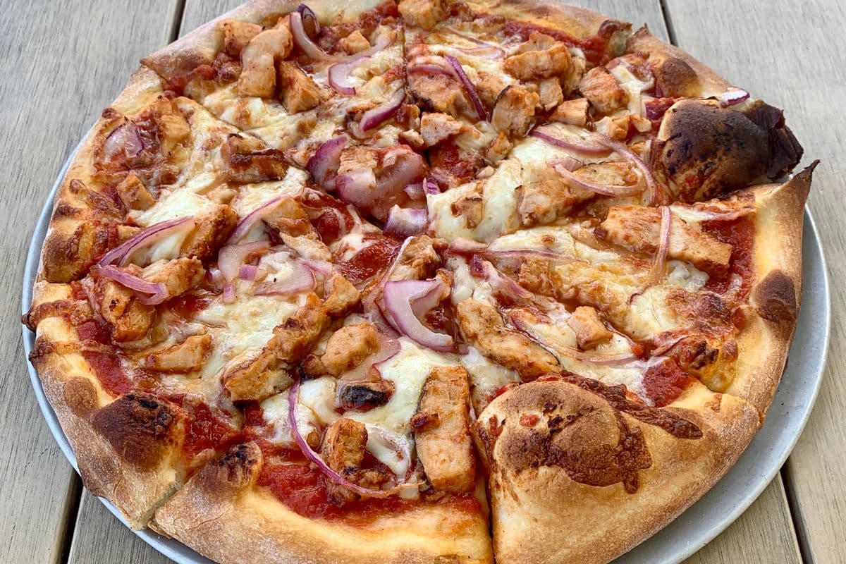 21" Tray BBQ Chicken Pizza