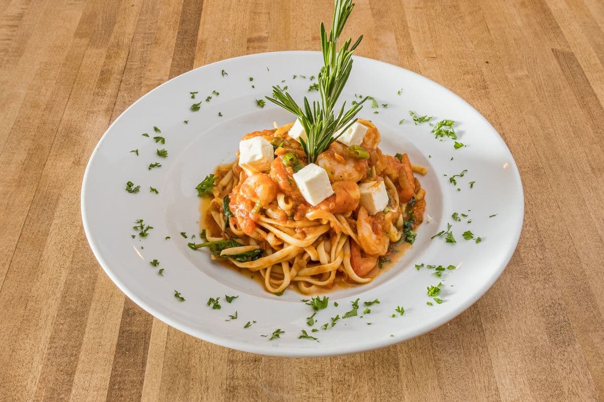 Linguini con Gamberi