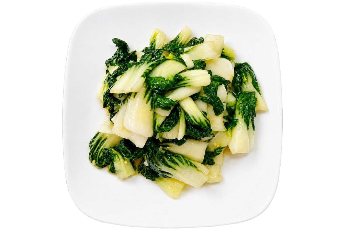 V12. Stir-Fried Bok choy With Garlic