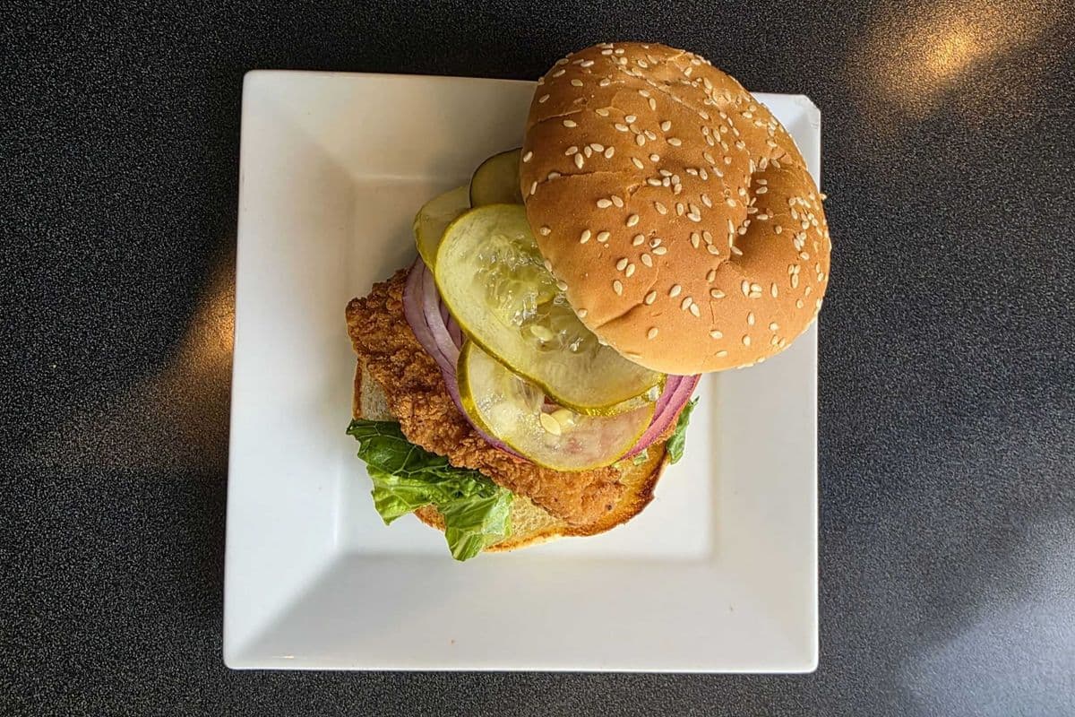 4. Crispy Chicken Burger Combo