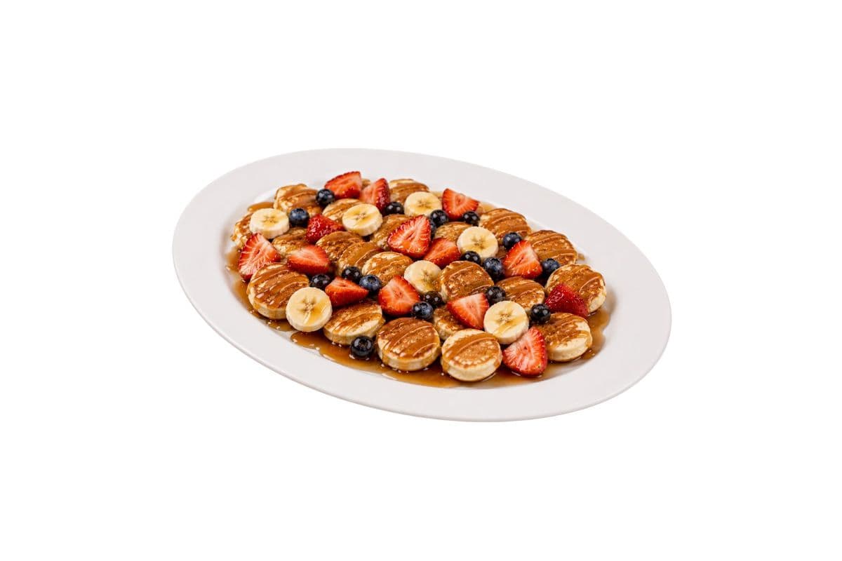 Mixed Fruit & Syrup Mini Pancakes - 8 PC