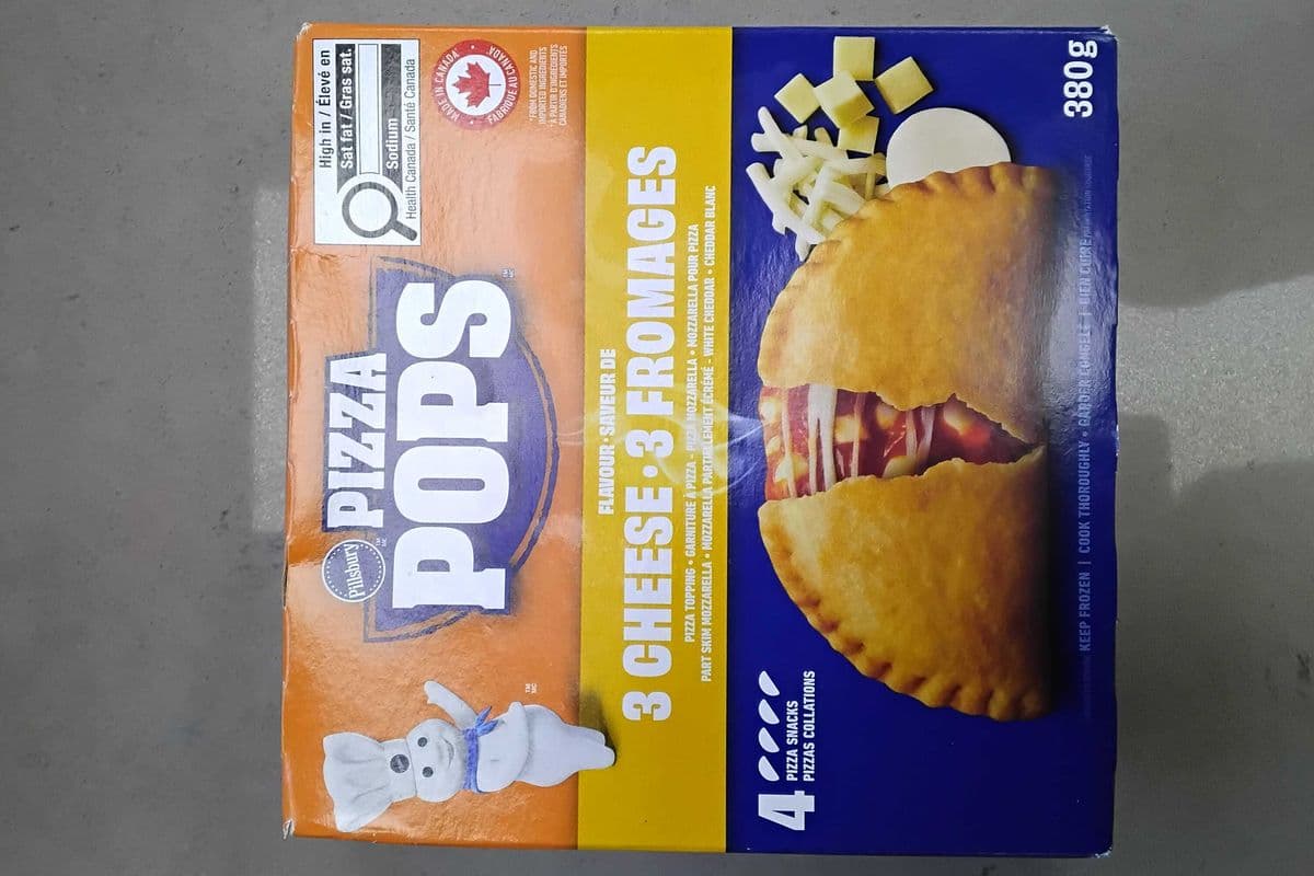 PIZZA POPS 3 CHEESE (380g) (530 Cal)