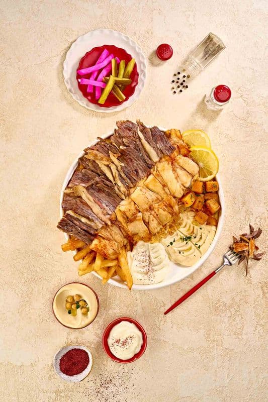 Mixed Shawarma Plate