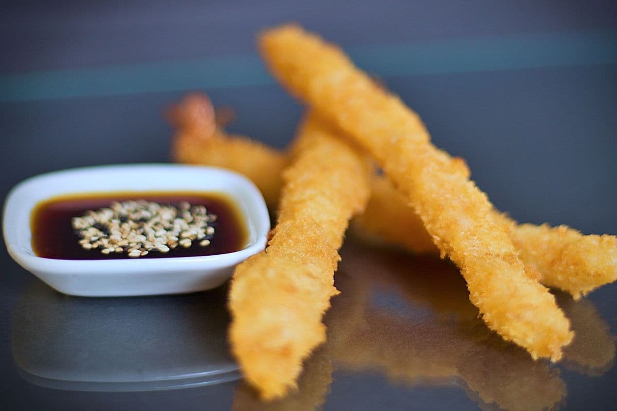 Crevette et légumes au tempura