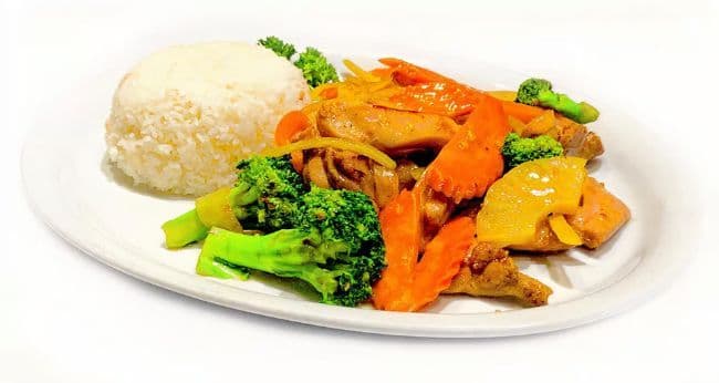 Cơm Gà Xào Khóm