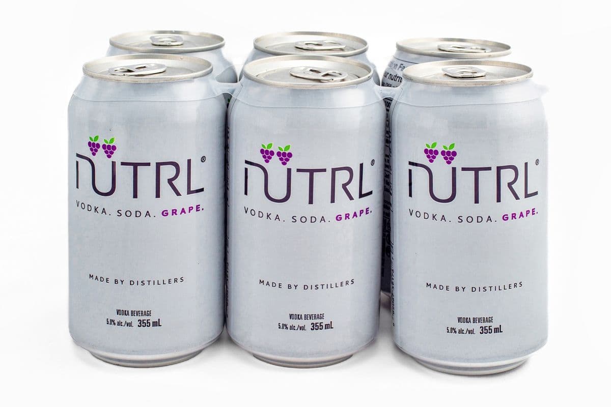 (NEW) Nutrl Vodka Soda Grape (6PK) (6 x 355ml)