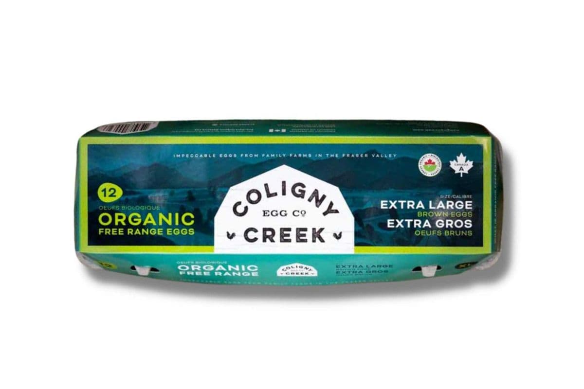 Large Coligny Creek Organic Free Range Brown Eggs (1 Dozen)