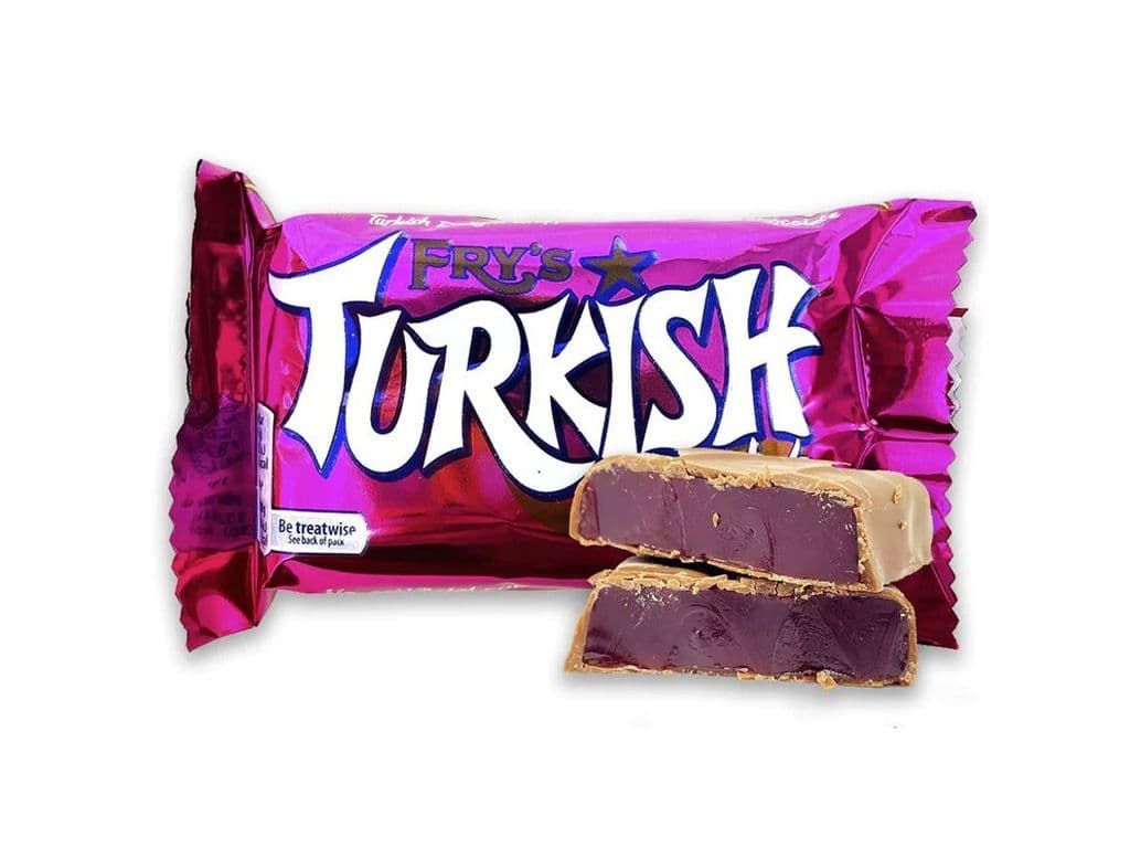 Frys Turkish Delight UK Chocolate Coated Jelly Candy
