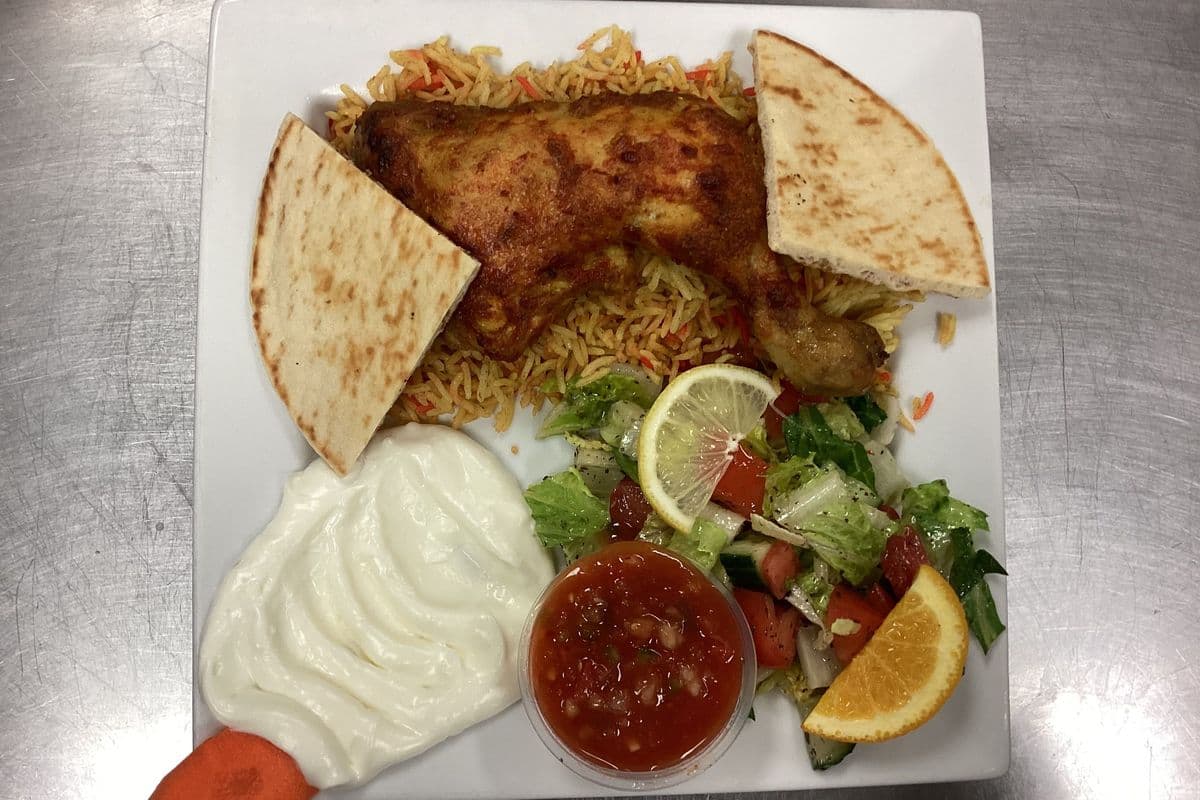 Mendi Quarter Chicken Leg with Basmati Rice