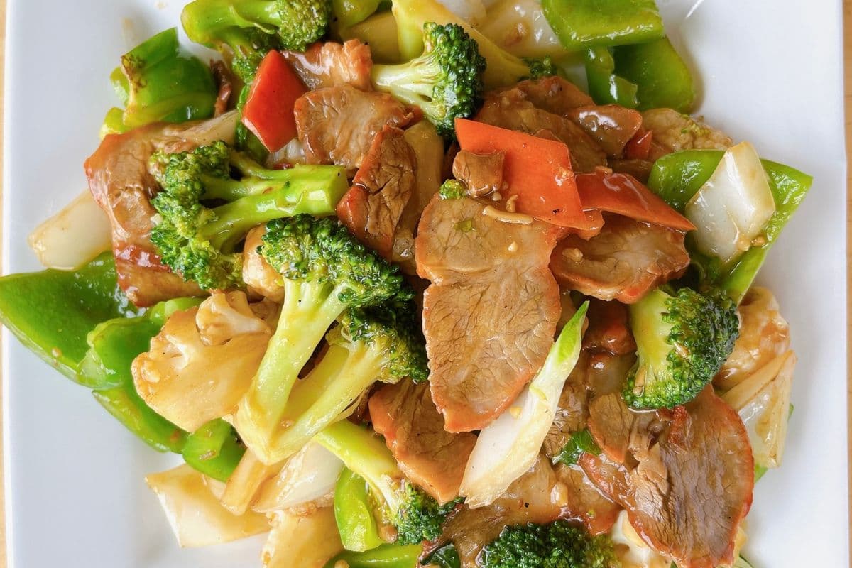 K01. Pork with Mixed Vegetables 猪肉杂菜