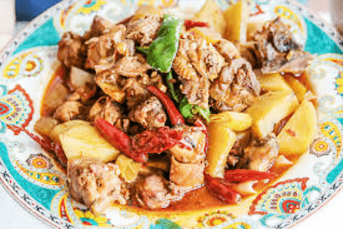 Big Plate Stew Chicken (Small)