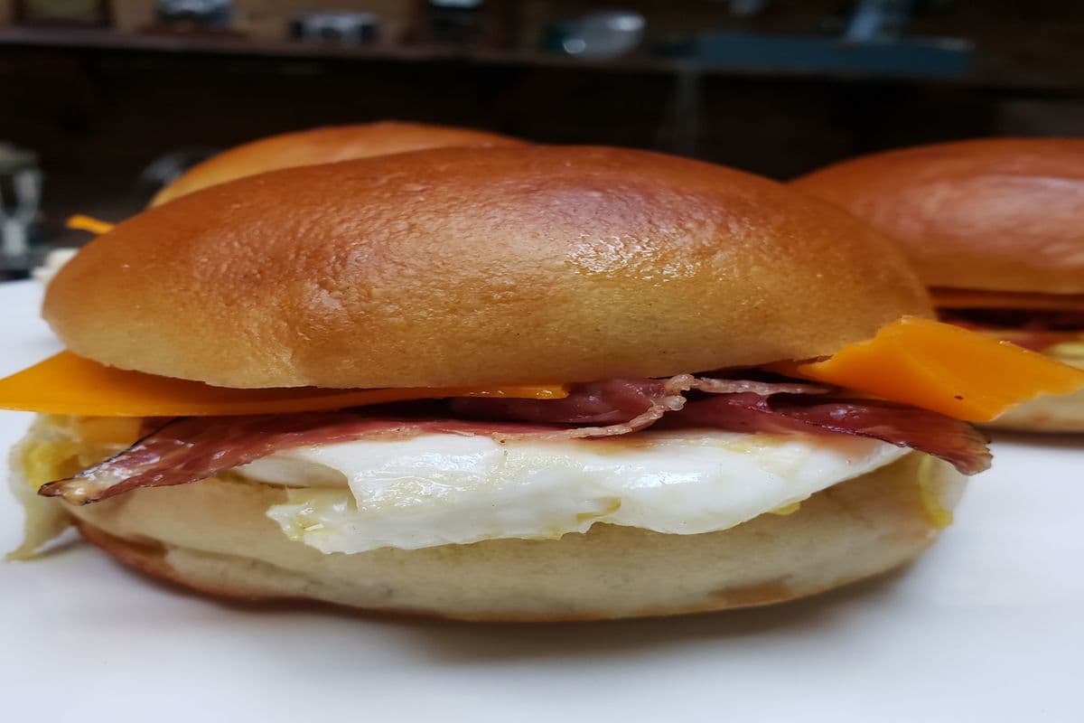 Breakfast Sandwich with Bacon