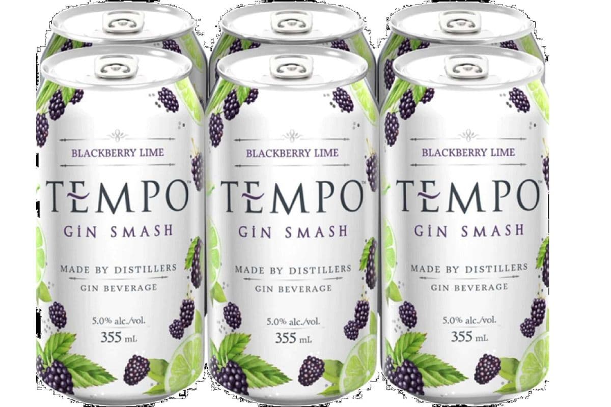 Tempo Gin Smash Blackberry Lime (6 x 355 ml Cans)