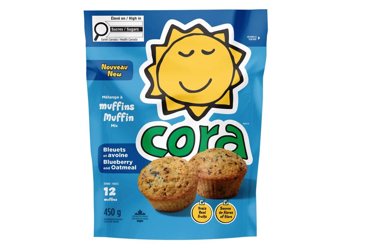 Cora Blueberry and oat muffin dry mix (450 g)
