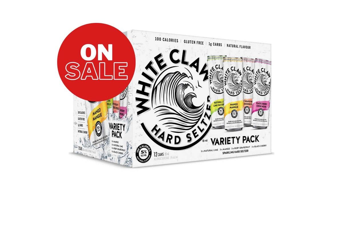 White Claw Variety Pack (12 x 355 ml Cans)