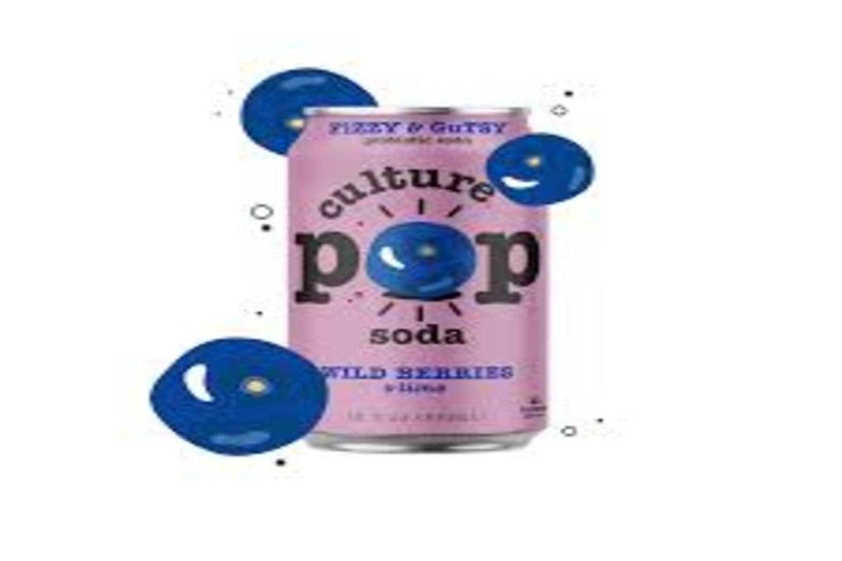 Culture POP soda WILD BERRIES & LIME (355ml)