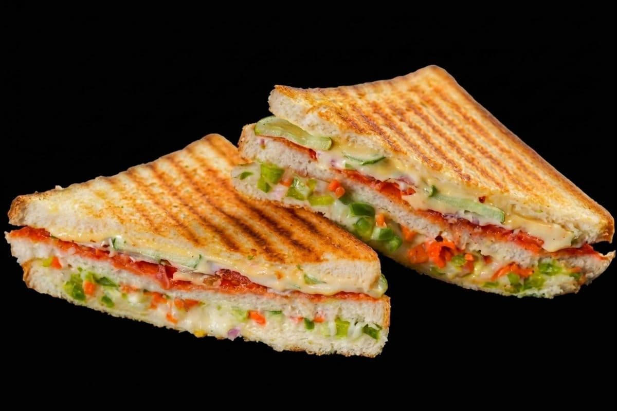Veg Grilled Cheese Sandwich