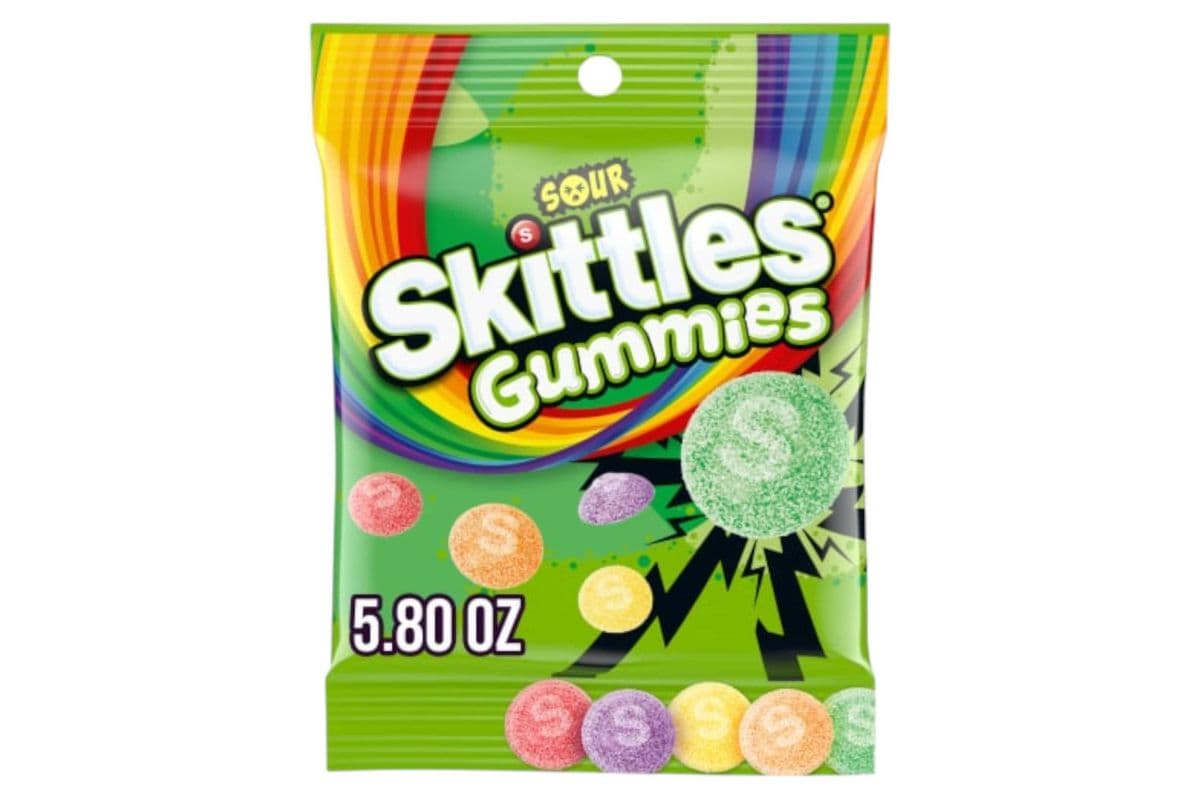 Skittles Sour Gummies (130gm) (140 Cal)