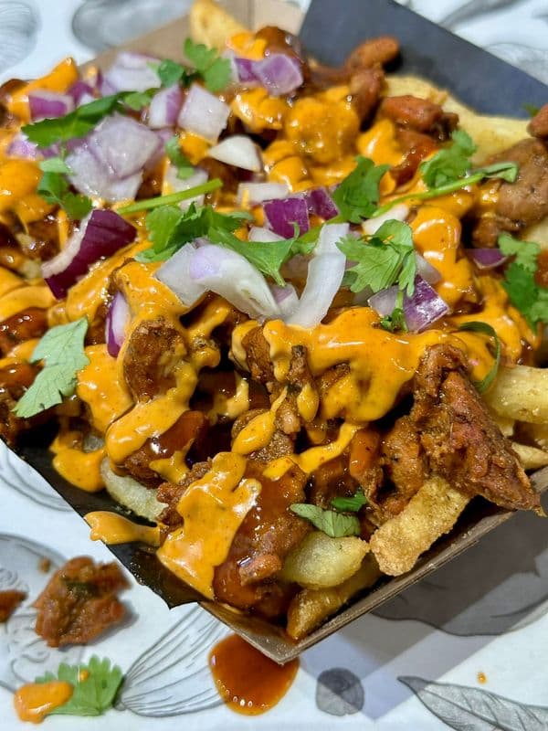BBQ Chicken On Fries