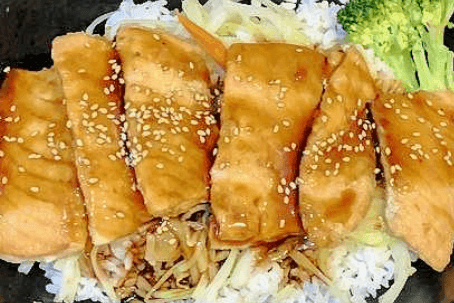 Salmon Teriyaki Don
