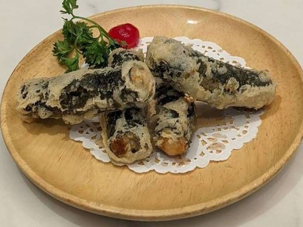 Deep Fried Seaweed Shrimp Roll L43a
