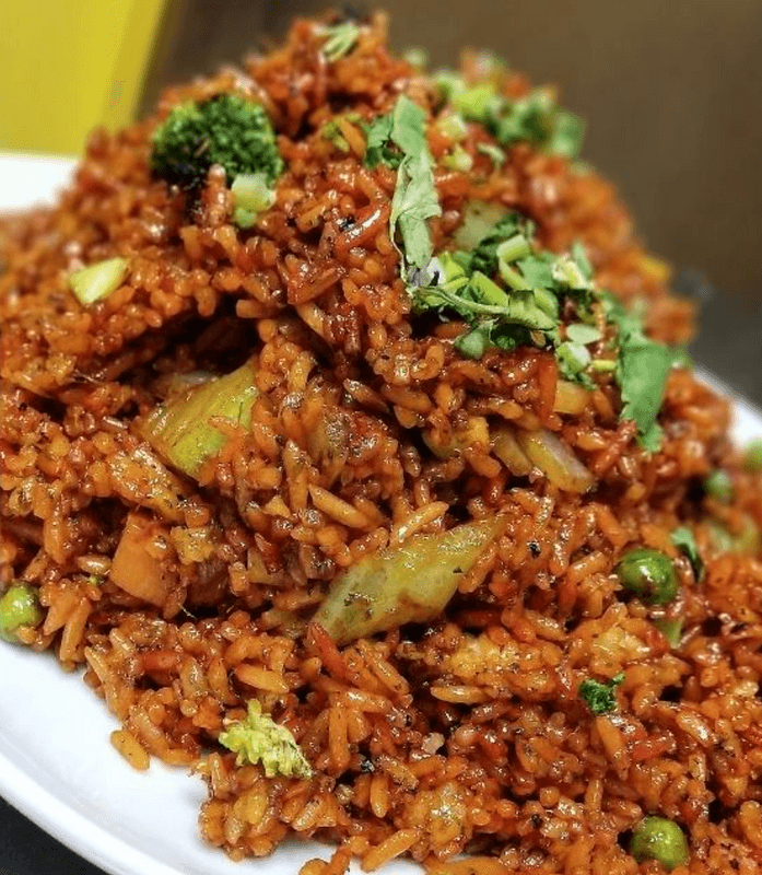 Veg Manchurian Fried Rice