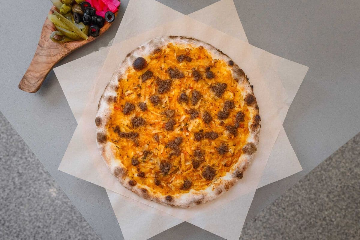 Manakeesh - Potato & Awarma Pie