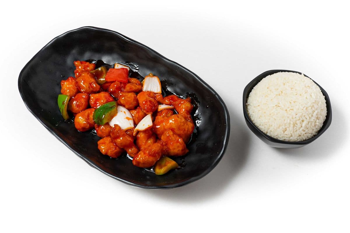 Sweet and Sour Vegetarian Chicken