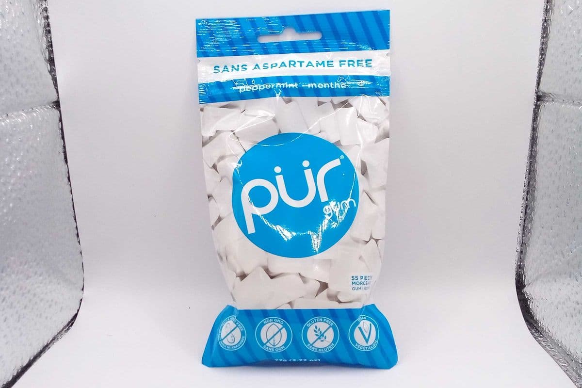 Pur Sugar-Free Peppermint Gum Bag (77 g)
