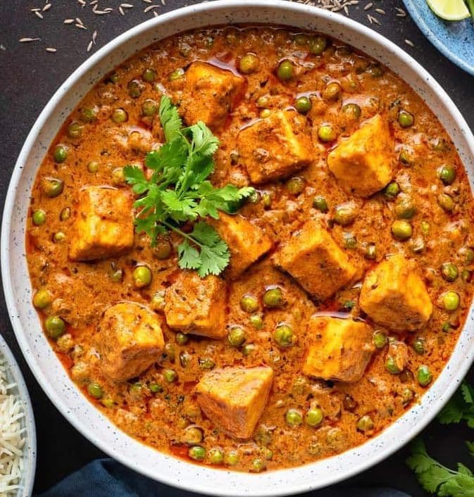 Mutter Paneer / Mutter Paneer
