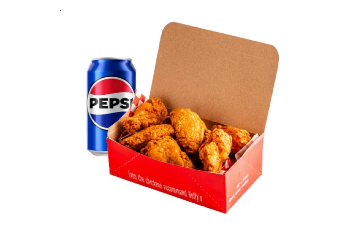 6 pc Wings Meal (approx. 1 lbs)
