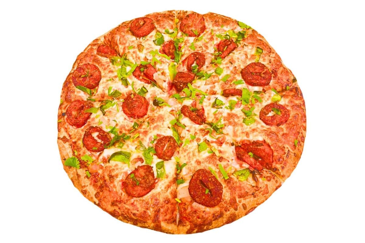 Large Tandoori Soya Chaap Pizza (30% off Regular $23.99)