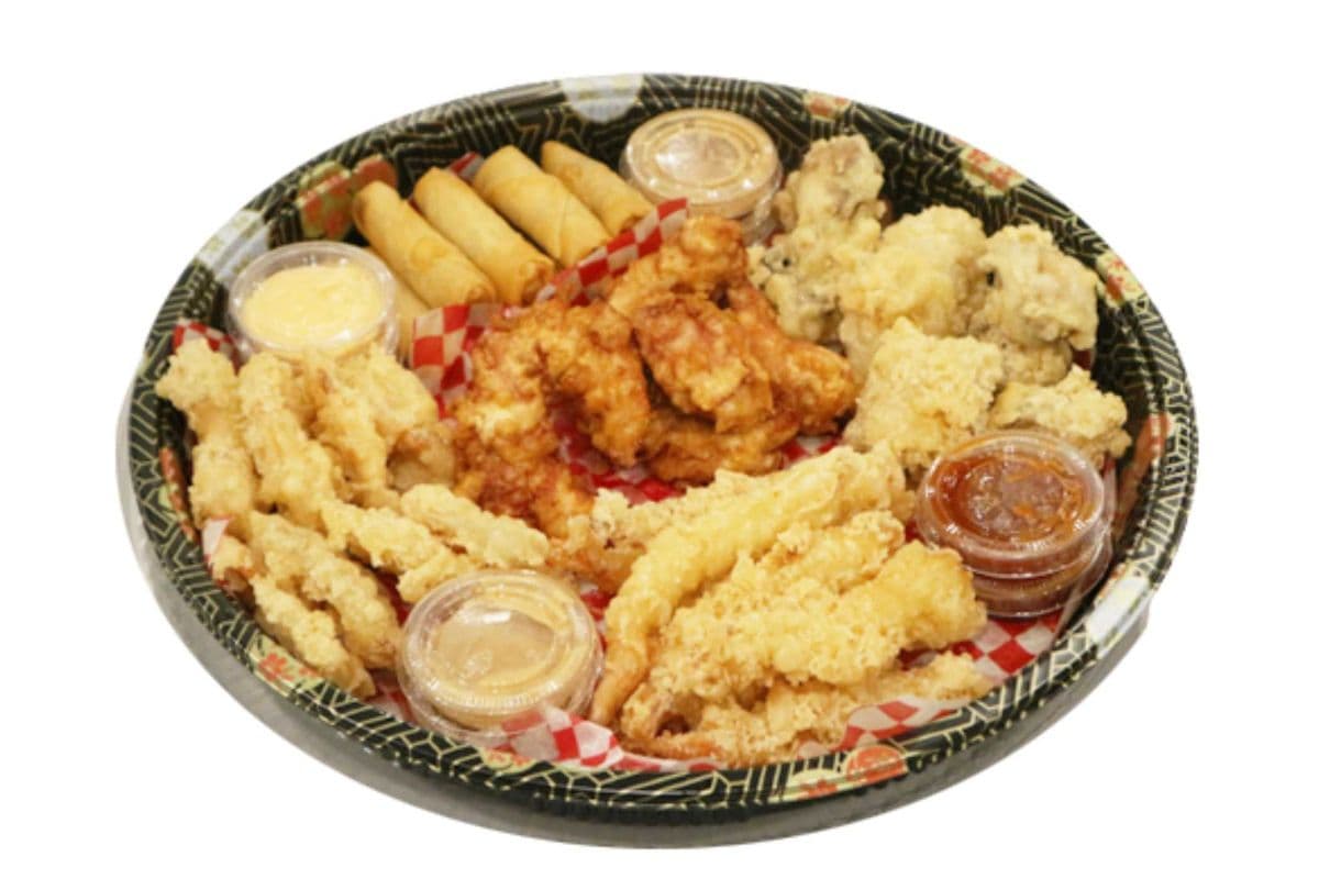 Party T (Assorted Tempura & Pork Spring Roll & Chicken Karaage)