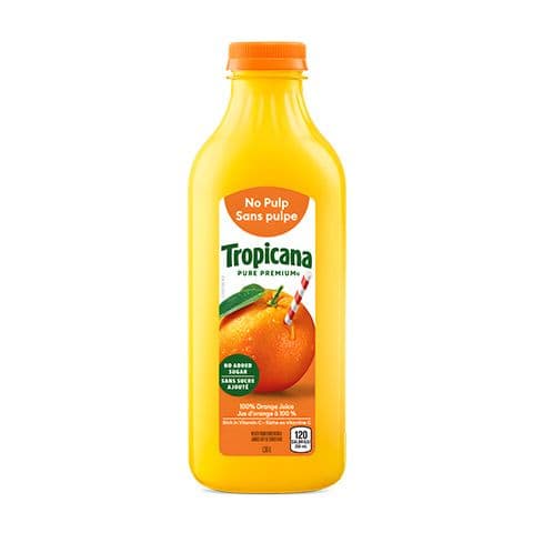 Tropicana Orange Juice No Pulp 1.36L