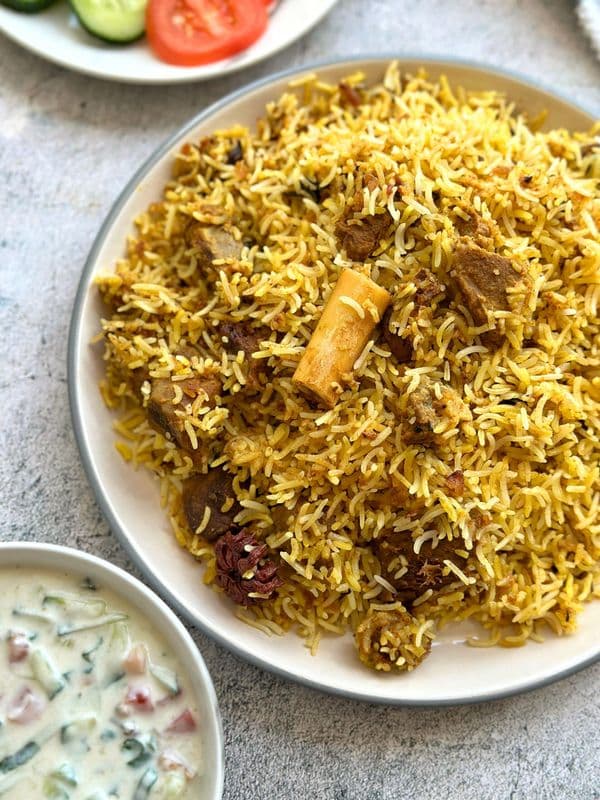 Goat Biriyani ( In-Bone)