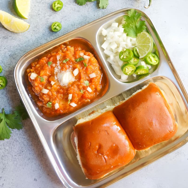 Butter Pav Bhaji