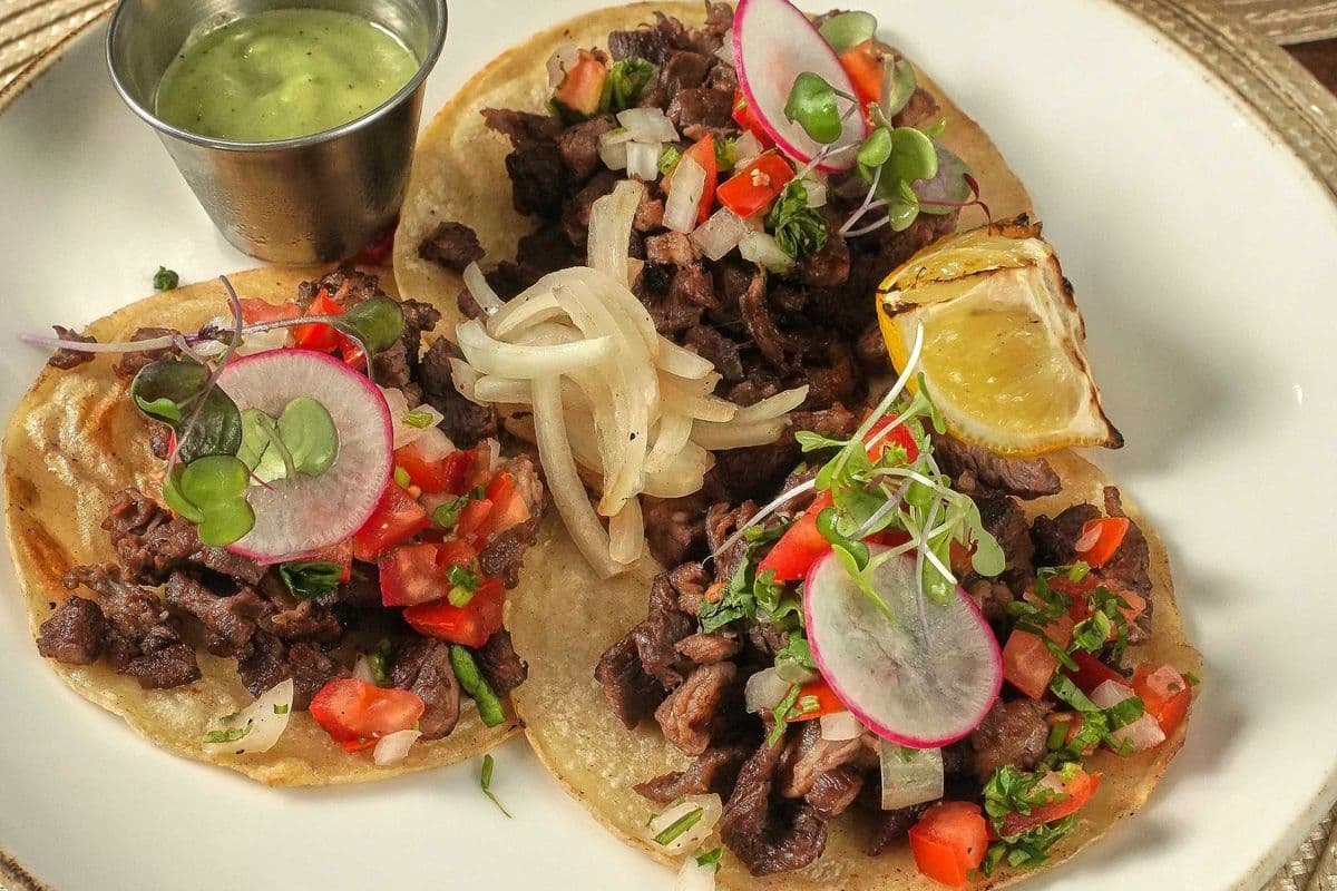 TACOS ASADA (3 Large pcs)