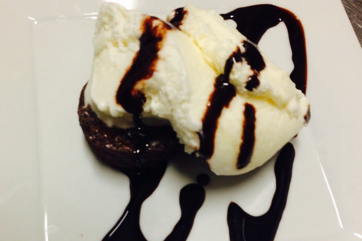 Brownies with Ice Cream