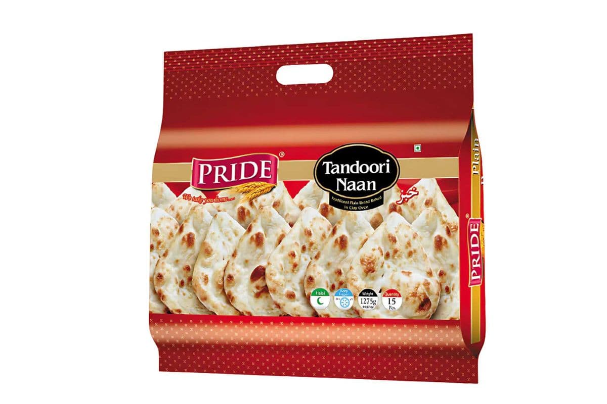 Pride Tandoori Naan Value Pack (16 pcs)