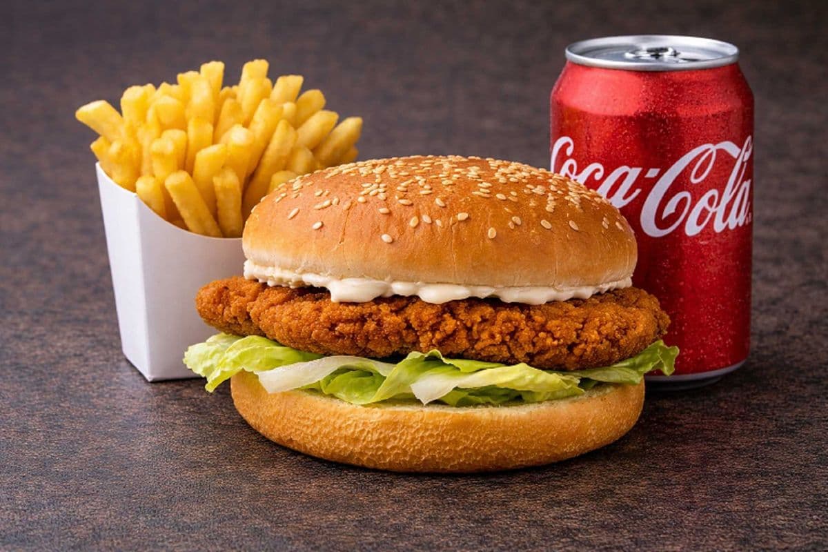 Loaded Chicken Zinger Burger Combo