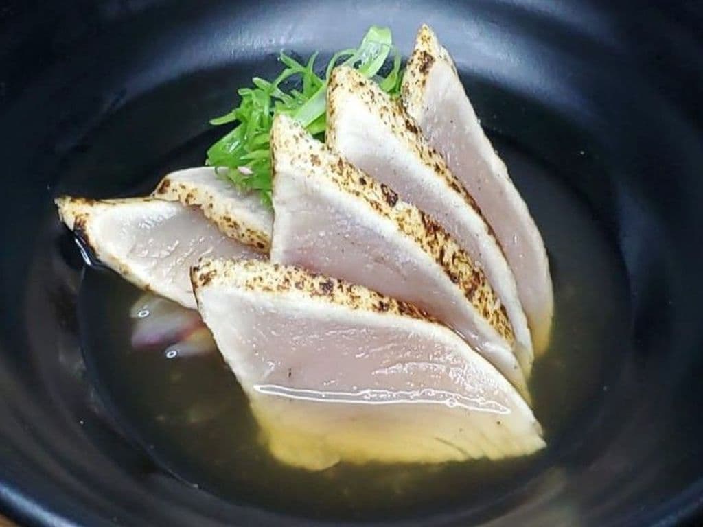 Tuna Tataki in Ponzu