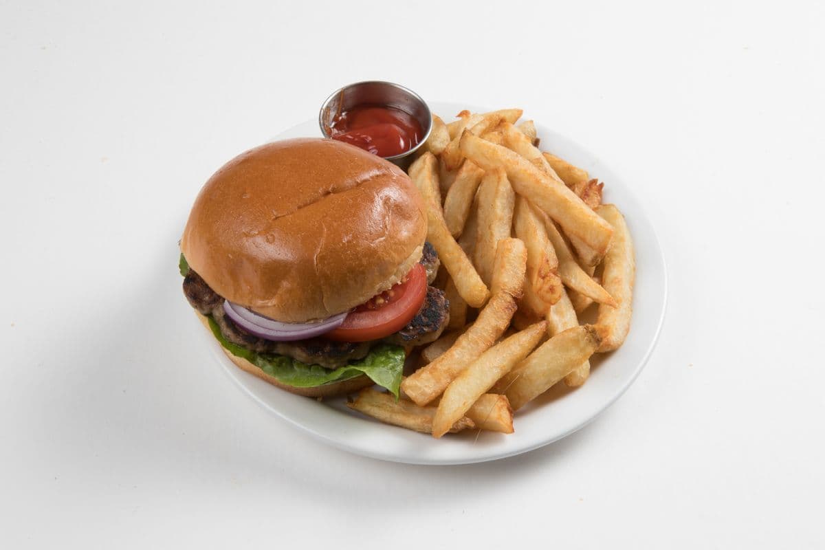 Hamburger and Chips