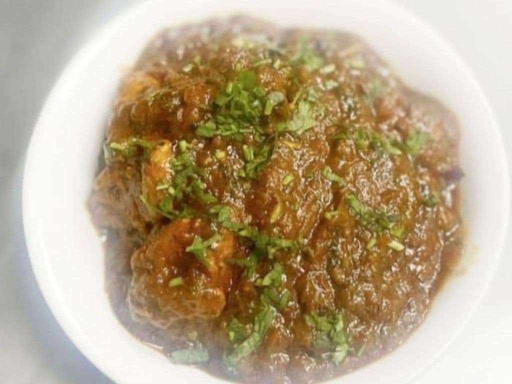 Gongura Chicken curry