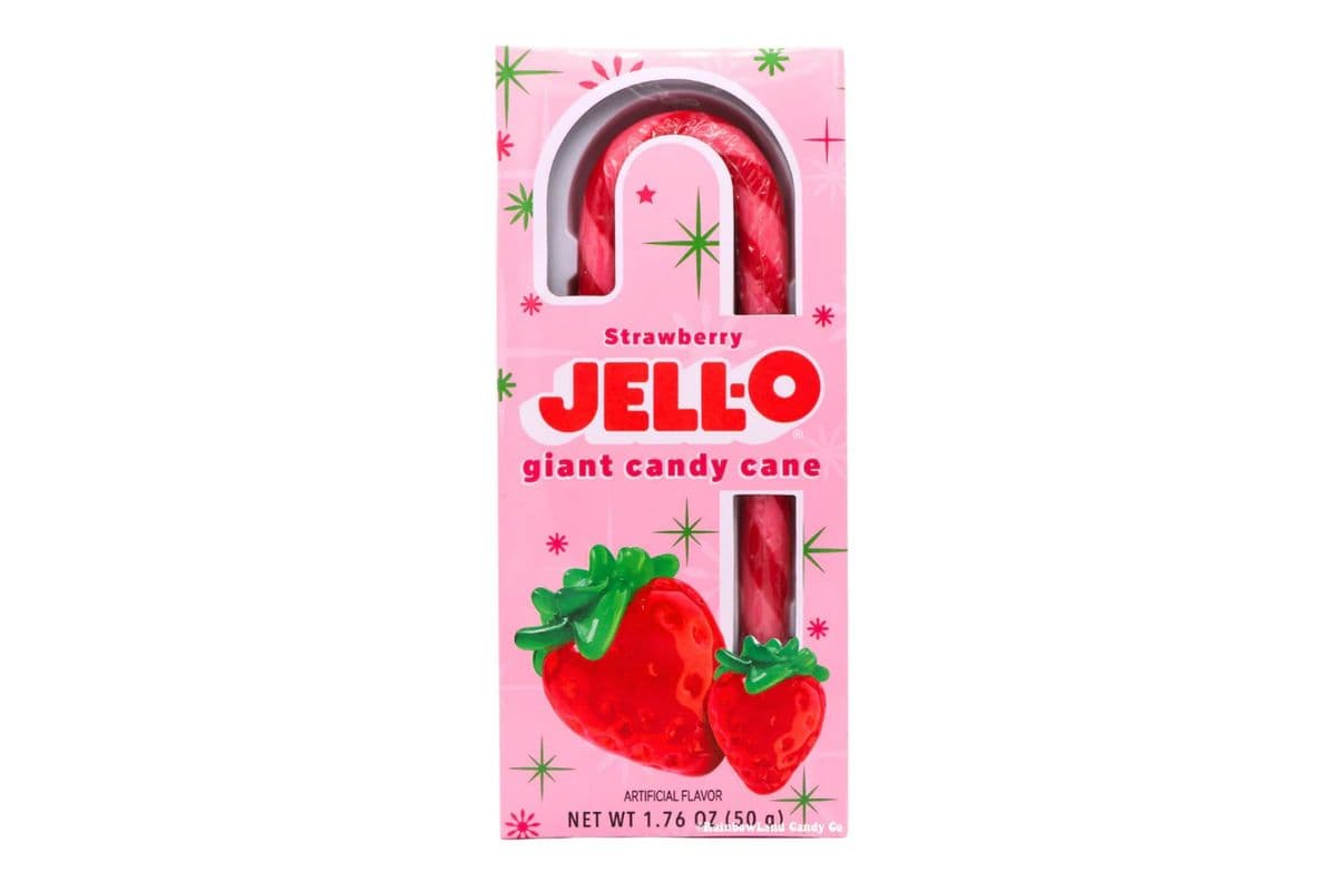 JELL-O Candy Cane - Strawberry
