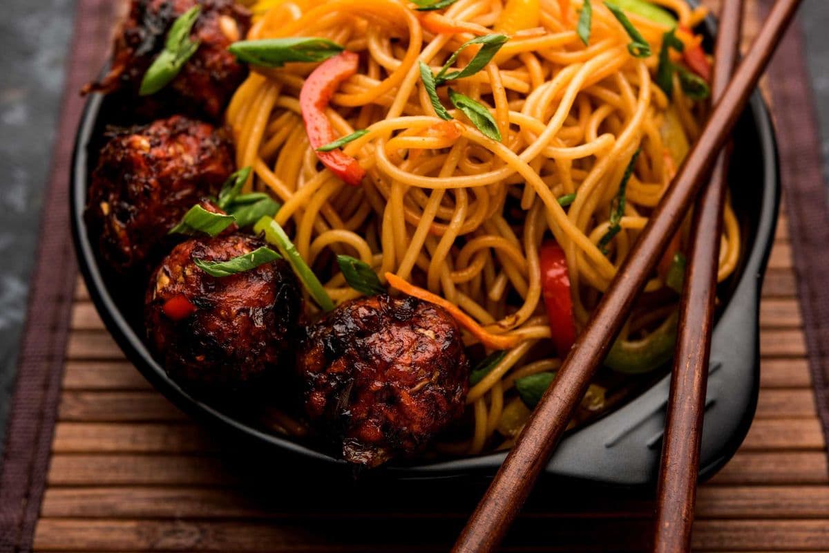 8. Schezwan Veg Manchurian