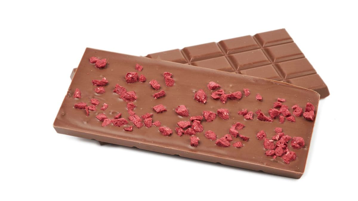 Raspberry and Milk Chocolate Bar